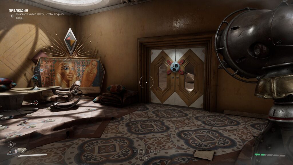 Дверь на втором этаже Atomic Heart Кровь на Хрустале